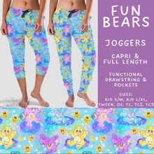 Load image into Gallery viewer, Batch #555 - Cool Characters 7 - Closes 7/13 - ETA mid Sept - Fun Bears Full and Capri Length Joggers
