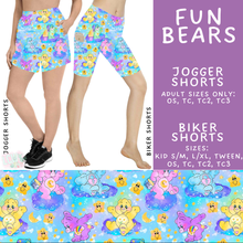 Load image into Gallery viewer, Batch #555 - Cool Characters 7 - Closes 7/13 - ETA mid Sept - Fun Bears Biker &amp; Jogger Shorts

