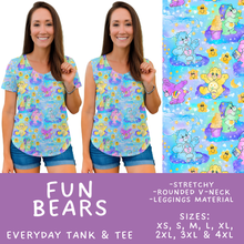 Load image into Gallery viewer, Batch #555 - Cool Characters 7 - Closes 7/13 - ETA mid Sept - Fun Bears Everyday Tank &amp; Tee
