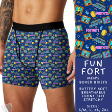 Load image into Gallery viewer, Batch #340 - Comfortable Underwear 4 - Closes 5/16 - ETA early July - Fun Fort Men&#39;s Boxer Briefs

