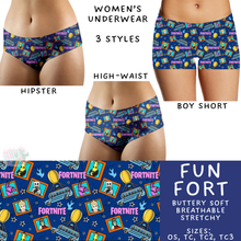 Load image into Gallery viewer, Batch #340 - Comfortable Underwear 4 - Closes 5/16 - ETA early July - Fun Fort Women&#39;s Underwear
