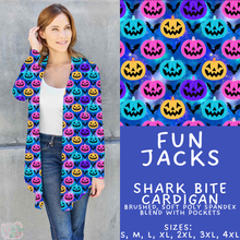 Load image into Gallery viewer, Batch #574 - HalloThanksMas - Closes 8/24 - ETA mid/late October - Fun Jacks Cardigan
