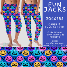 Load image into Gallery viewer, Batch #574 - HalloThanksMas - Closes 8/24 - ETA mid/late October - Fun Jacks Full and Capri Length Joggers
