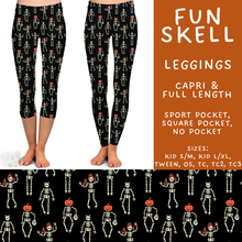 Load image into Gallery viewer, Batch #574 - HalloThanksMas - Closes 8/24 - ETA mid/late October - Fun Skell Full and Capri Length Leggings

