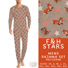 Load image into Gallery viewer, Batch #590 - Magical Family Pajamas - Closes 9/18 - ETA mid Nov - F&amp;H Stars Men's Pajama Set
