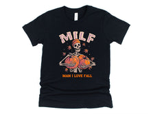 Load image into Gallery viewer, Wholesale Fall MILF Graphic Tee - Black Tee
