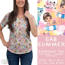 Load image into Gallery viewer, Batch #339 - Character Summer - Closes 5/15 - ETA mid July - Gab Summer Everyday Tee
