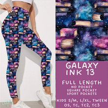 Load image into Gallery viewer, Ready To Ship - Galaxy Ink 13 - Full Leggings Square Pocket TC &amp; TC2
