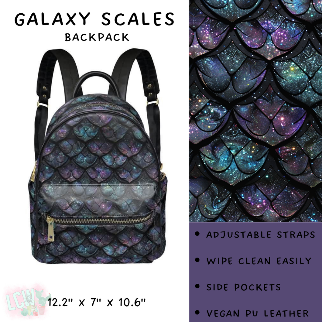 Batch #309 - Card Holders & Mini Backpacks - Closing 3/24 - ETA late May - Galaxy Scales Mini Backpack