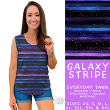Load image into Gallery viewer, Batch #547 - Set in Style Collection - Closes 6/24 - ETA late August - Galaxy Stripe Everyday Tank
