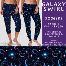Load image into Gallery viewer, Batch #550 - Fun Run 24 - Closes 7/1 - ETA early Sept - Galaxy Swirl Full and Capri Length Joggers
