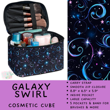 Load image into Gallery viewer, Batch #559 - Cosmetic Cube Collection - Closes 7/22- ETA late Sept - Galaxy Swirl Cosmetic Cube
