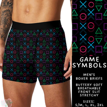 Load image into Gallery viewer, Batch #340 - Comfortable Underwear 4 - Closes 5/16 - ETA early July - Game Symbols Men&#39;s Boxer Briefs

