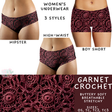Load image into Gallery viewer, Batch #340 - Comfortable Underwear 4 - Closes 5/16 - ETA early July - Garnet Crochet Women&#39;s Underwear
