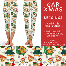 Load image into Gallery viewer, Batch #558 - Magical Character Christmas - Closes 7/20 - ETA mid/late Sept - Gar Xmas Full and Capri Length Leggings
