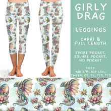 Load image into Gallery viewer, Batch #603 - September Request Run - Closes 10/26 - ETA mid/late Dec - Girly Drag Full and Capri Length Leggings
