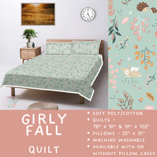 Load image into Gallery viewer, Batch  #410 - Cozy Quilts - Closes 9/10 - ETA late October - Girly Fall Quilt
