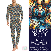 Load image into Gallery viewer, Batch #587 - Family Pajamas 2 - Closes 9/18 - ETA mid Nov - Glass Deer Men's Pajama Set
