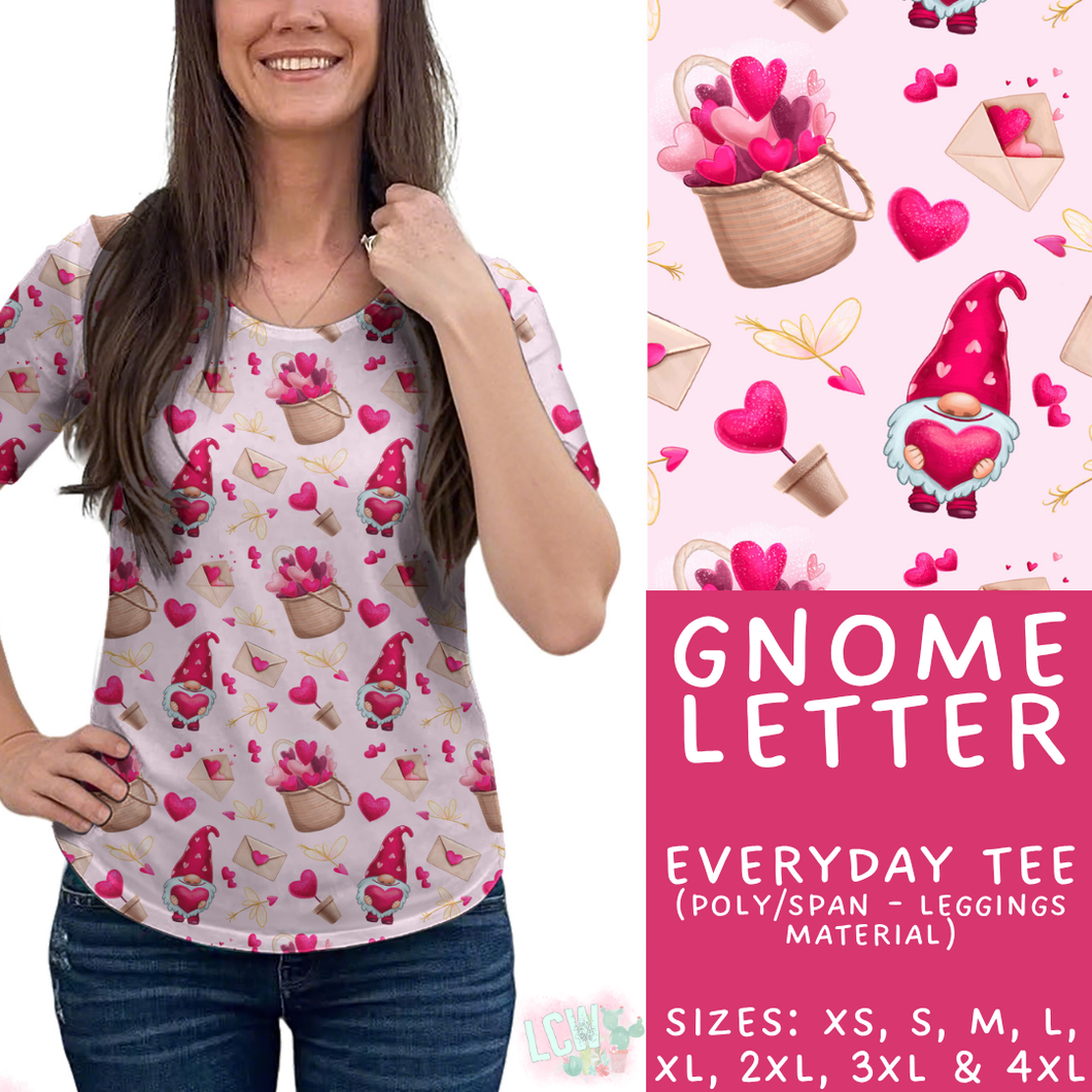 Batch #453 - Love Day 2 - Closes 11/24 - ETA mid Jan - Gnome Letter Everyday Tee