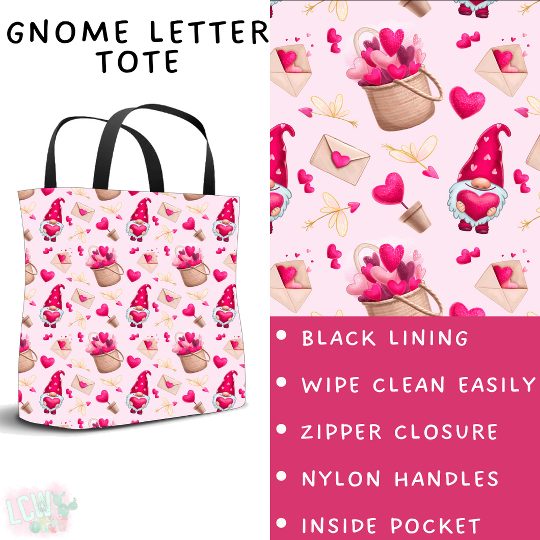 Batch #453 - Love Day 2 - Closes 11/24 - ETA mid Jan - Gnome Letter Tote