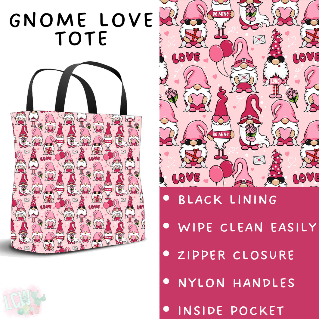 Batch #453 - Love Day 2 - Closes 11/24 - ETA mid Jan - Gnome Love Tote