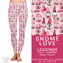 Load image into Gallery viewer, Batch #453 - Love Day 2 - Closes 11/24 - ETA mid Jan - Gnome Love Full Length Leggings
