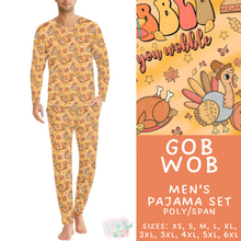 Load image into Gallery viewer, Batch #580 - Fall Family Pajamas 2 - Closes 9/4 - ETA early Nov - Gob Wob Men's Pajama Set
