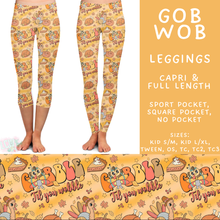 Load image into Gallery viewer, Batch #574 - HalloThanksMas - Closes 8/24 - ETA mid/late October - Gob Wob Full and Capri Length Leggings
