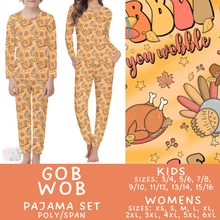 Load image into Gallery viewer, Batch #580 - Fall Family Pajamas 2 - Closes 9/4 - ETA early Nov - Gob Wob Women's &amp; Kid's Pajama Set
