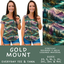Load image into Gallery viewer, Batch #603 - September Request Run - Closes 10/26 - ETA mid/late Dec - Gold Mount Everyday Tank &amp; Tee
