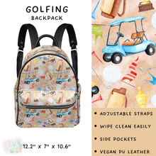 Load image into Gallery viewer, Batch #309 - Card Holders &amp; Mini Backpacks - Closing 3/24 - ETA late May - Golfing Mini Backpack
