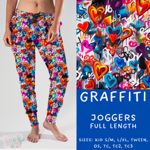 Load image into Gallery viewer, Ready to Ship Graffiti Joggers TC2

