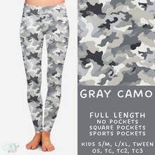 Load image into Gallery viewer, Ready to Ship - Gray Camo Leggings
