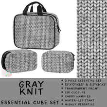 Load image into Gallery viewer, Batch #539 - Essential Cube Sets 3 - Closes 6/5 - ETA early August - Gray Knit Essential Cube Set
