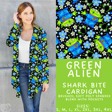 Load image into Gallery viewer, Batch #572 - Magical Faves 23 - Closes 8/19 - ETA mid October - Green Alien Cardigan
