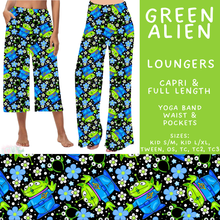 Load image into Gallery viewer, Batch #572 - Magical Faves 23 - Closes 8/19 - ETA mid October - Green Alien Capri and Full Length Loungers
