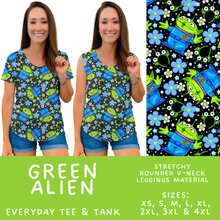Load image into Gallery viewer, Batch #572 - Magical Faves 23 - Closes 8/19 - ETA mid October - Green Alien Everyday Tank &amp; Tee

