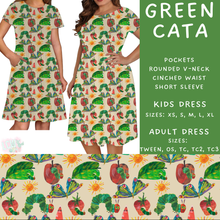 Load image into Gallery viewer, Batch #308 - Storybook Collection 2 - Closes 3/21 - ETA mid May - Green Cata Adult &amp; Kids Dresses
