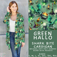 Load image into Gallery viewer, Batch #566 - Halloween 5 - Closes 8/7 - ETA early October - Green Hallo Cardigan
