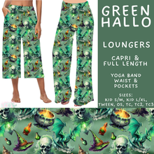 Load image into Gallery viewer, Batch #566 - Halloween 5 - Closes 8/7 - ETA early October - Green Hallo Capri and Full Length Loungers
