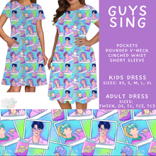 Load image into Gallery viewer, Batch #544 - Cool Characters 16 - Closes 6/17 - ETA mid August - Guys Sing Adult &amp; Kids Dresses
