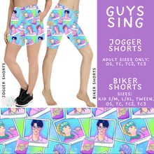 Load image into Gallery viewer, Batch #544 - Cool Characters 16 - Closes 6/17 - ETA mid August - Guys Sing Biker &amp; Jogger Shorts
