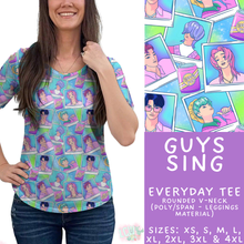 Load image into Gallery viewer, Batch #544 - Cool Characters 16 - Closes 6/17 - ETA mid August - Guys Sing Everyday Tee
