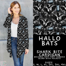 Load image into Gallery viewer, Batch #560 - Halloween 4 - Closes 7/26 - ETA late Sept - Hallo Bats Cardigan

