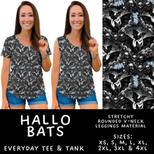 Load image into Gallery viewer, Batch #560 - Halloween 4 - Closes 7/26 - ETA late Sept - Hallo Bats Everyday Tank &amp; Tee
