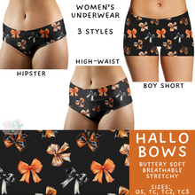 Load image into Gallery viewer, Ready To Ship - Hallo Bows Women&#39;s Underwear - Boy Short TC2 &amp; TC3 - High Waist OS &amp; TC - Hipster TC
