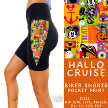 Load image into Gallery viewer, Batch #568 - Halloween Spooky Sets 3 - Closes 8/12 - ETA early October - Hallo Cruise Side Panel Biker Shorts
