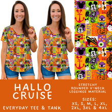 Load image into Gallery viewer, Batch #568 - Halloween Spooky Sets 3 - Closes 8/12 - ETA early October - Hallo Cruise Everyday Tank &amp; Tee
