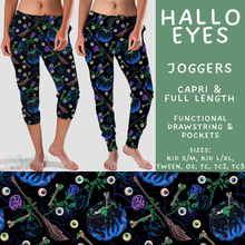 Load image into Gallery viewer, Batch #566 - Halloween 5 - Closes 8/7 - ETA early October - Hallo Eyes Full and Capri Length Joggers
