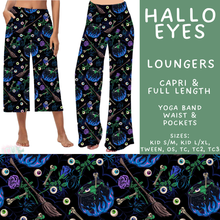 Load image into Gallery viewer, Batch #566 - Halloween 5 - Closes 8/7 - ETA early October - Hallo Eyes Capri and Full Length Loungers
